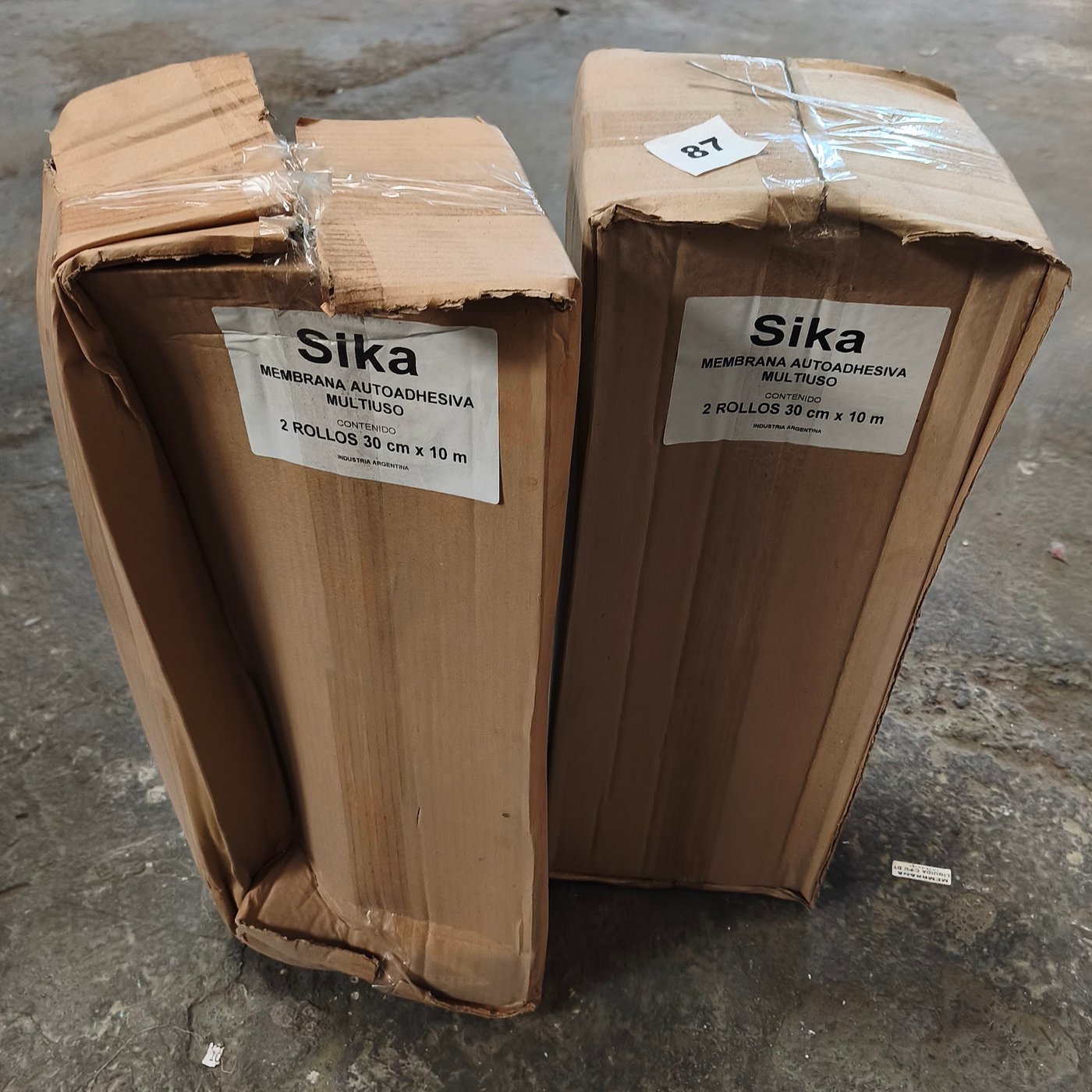 Dos Cajas de Membrana Autoadhesiva Multiuso Sika