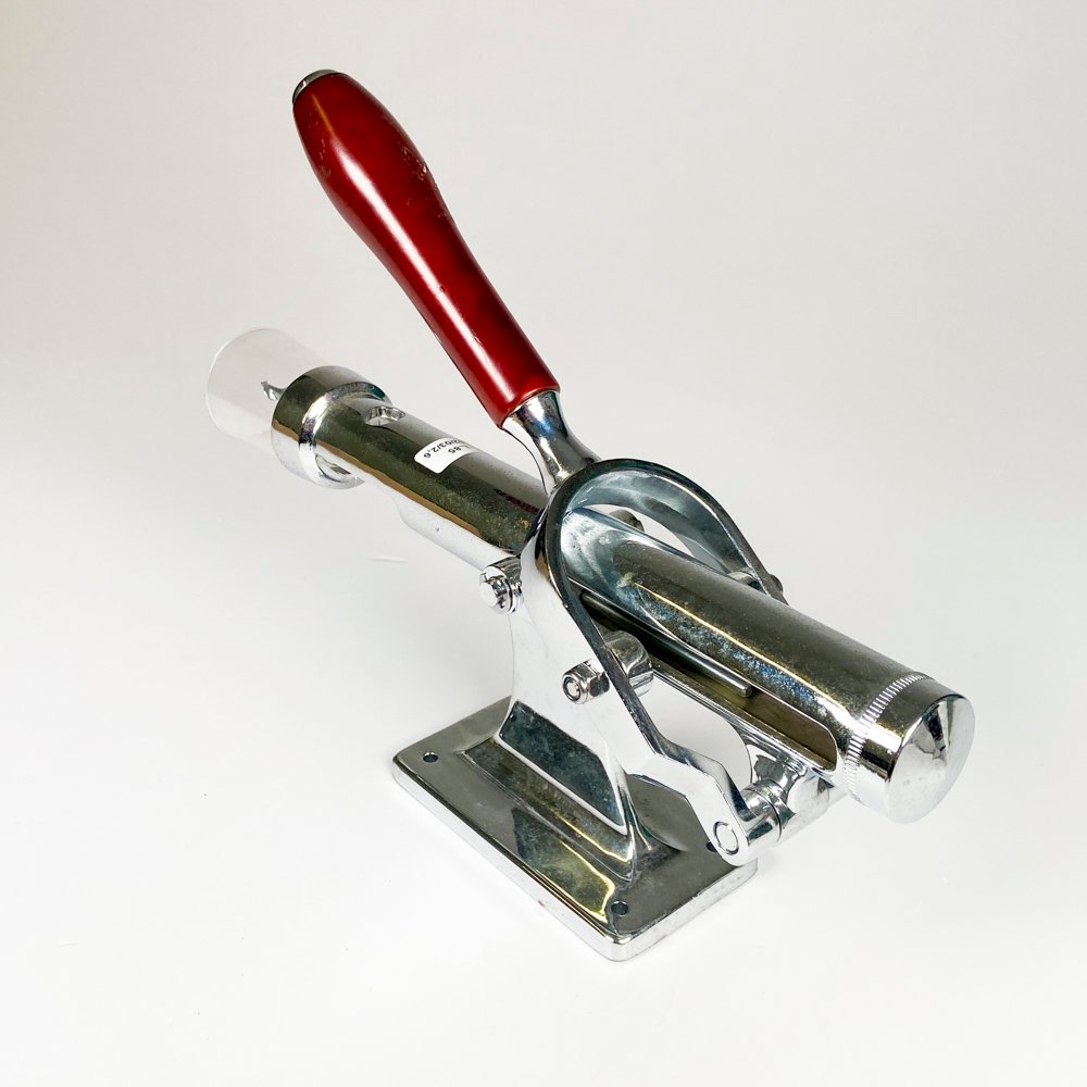 Sacacorchos de mesa en metal con cabo madera ajustable - imagen 4