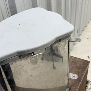 Papelera o Tacho de Basura para Colgar con Tapa - Acero Inoxidable y Plástico - imagen 3