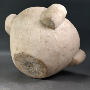 Mortero de Mármol con Mano de Madera - Buen Estado - imagen 7