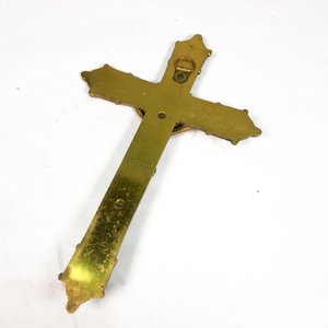 Cruz de Bronce con Jesús Crucificado - 26 x 16 cm - imagen 4