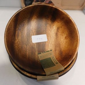 Plato Cavado De Madera para asado o ensaladas - imagen 3