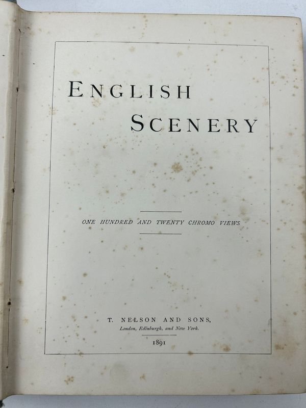Libros antiguos de historia y paisajes de Inglaterra - imagen 2