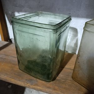2 Cubas Antiguas de Vidrio para Baterías - imagen 5