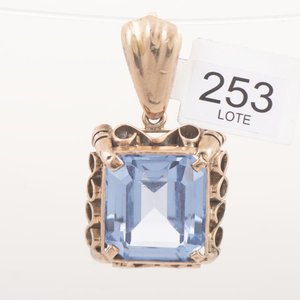 Lote anterior: Colgante de Oro 18k con Piedra Azul Grande