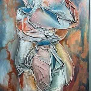 Obra de Carmen García Zorrilla de San Martín: "Despedida", Técnica Mixta - imagen 2