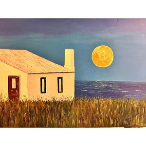 Lote anterior: Óleo sobre Lienzo "Luna del Polonio" por Stella - 70 x 50cm