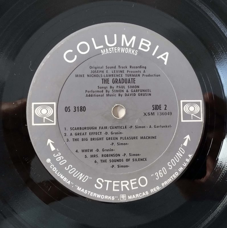 Vinilo de la Banda Sonora de la Película 'El Graduado' de Simon & Garfunkel - imagen 4