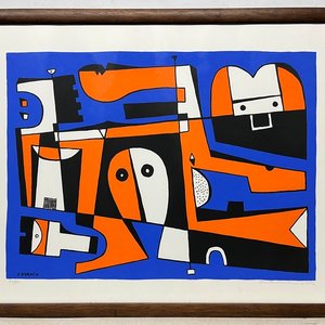 Serigrafía "Construcción Cósmica" de José Gurvich, 1972 - imagen 2
