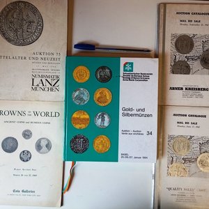 Lote anterior: Lote de 5 catálogos numismáticos: Americanos (años 60s), Suizo (1994), Alemán (1996)