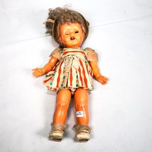 Muñeca Antigua de 50 cm con Vestido Vintage - imagen 2
