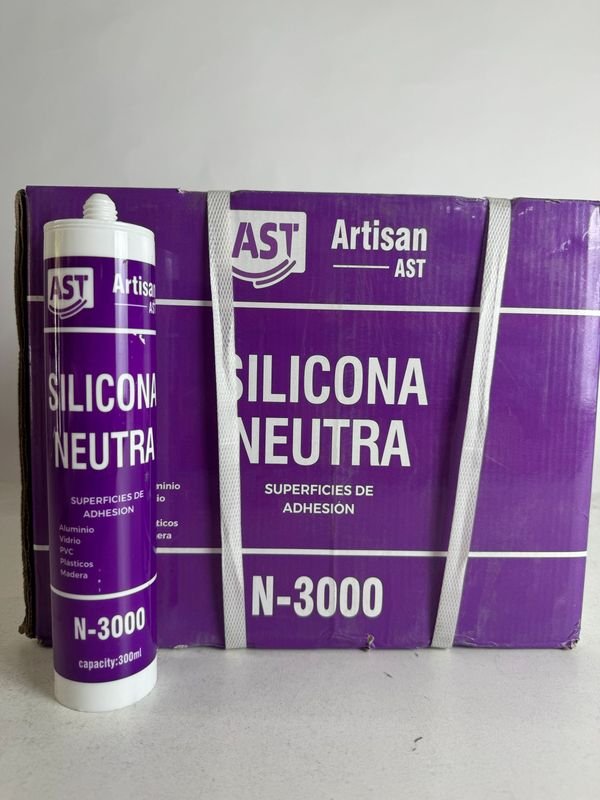 Silicona Neutra Blanca 24U - Precios por caja incluyen 5