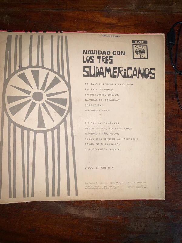 Álbum de vinilo navideño con los tres sudamericanos - imagen 2