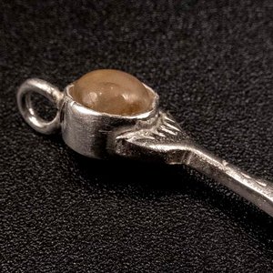 Colgante de Plata 950 con Cuarzo Rutilo - imagen 2
