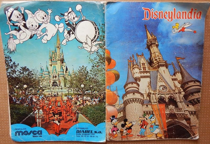 Álbum de Figuritas Disneylandia Mosca Hnos Diabel S.A. 1982