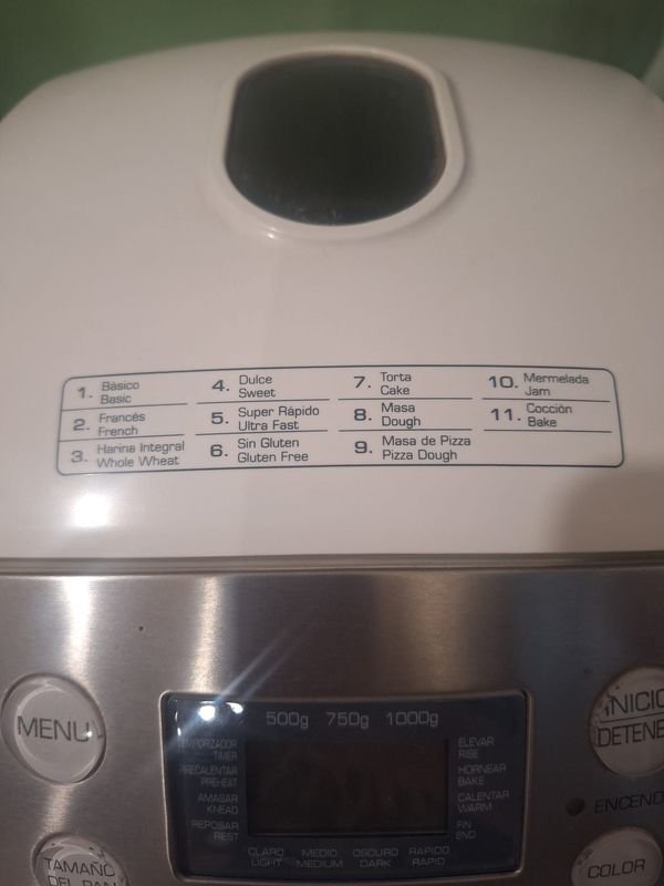 Panificadora Punktal Completa con 11 Programas - imagen 3