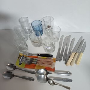 Lote de Vasos y Cubiertos Varios - imagen 4