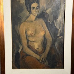 Lote anterior: Pintura "Desnudo" de Manuel Lima, Óleo sobre Tela 90x60 cm