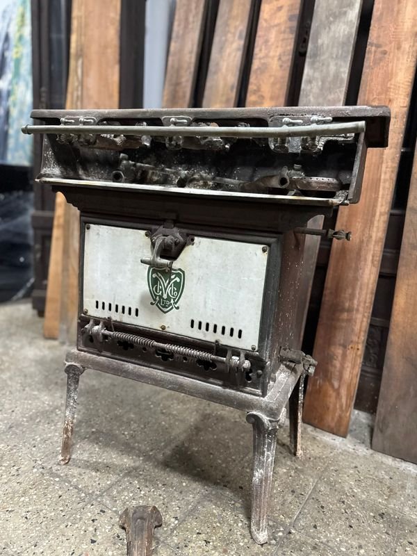 Antigua Cocina en Hierro Fundido y Esmalte para Venta - imagen 4