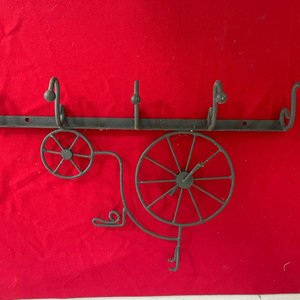 Perchero de Hierro Estilo Bicicleta Vintage - imagen 1