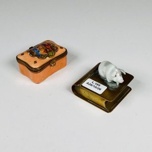 Lote anterior: Pastillero de Porcelana Limoges y Caja de Bronce con Figura de Chancho