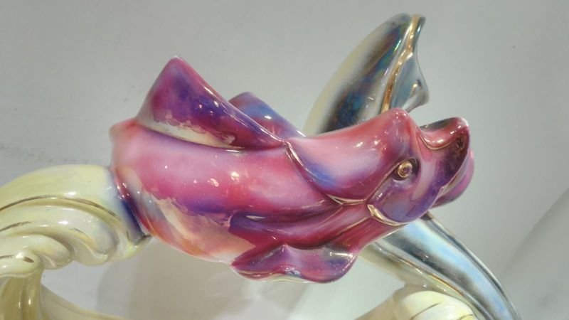 Pieza de Porcelana Opalizada de gran Tamaño y Diseño Único - imagen 8