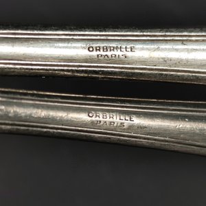 Juego de Cubiertos "Orbrille Paris" 102 Piezas Selladas con Cuños y Cabos Florales - imagen 17