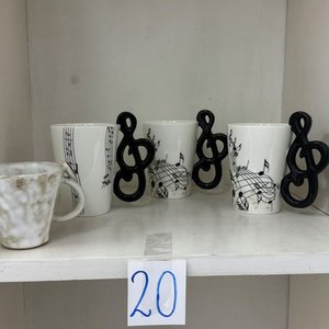 Set de 4 Tazas con Diseño Musical - imagen 3