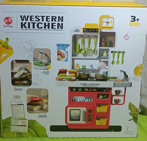 Cocina de Juguete Infantil Western Kitchen con 65 Accesorios