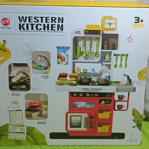 Cocina de Juguete Infantil Western Kitchen con 65 Accesorios - imagen 1