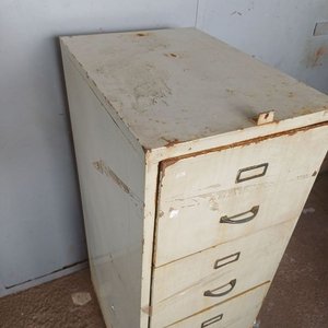 Fichero Metálico Beige de 4 Cajones con Manijas - imagen 3
