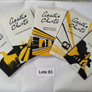 Lote siguiente: Lote de 5 Libros de Agatha Christie de Editorial Planeta