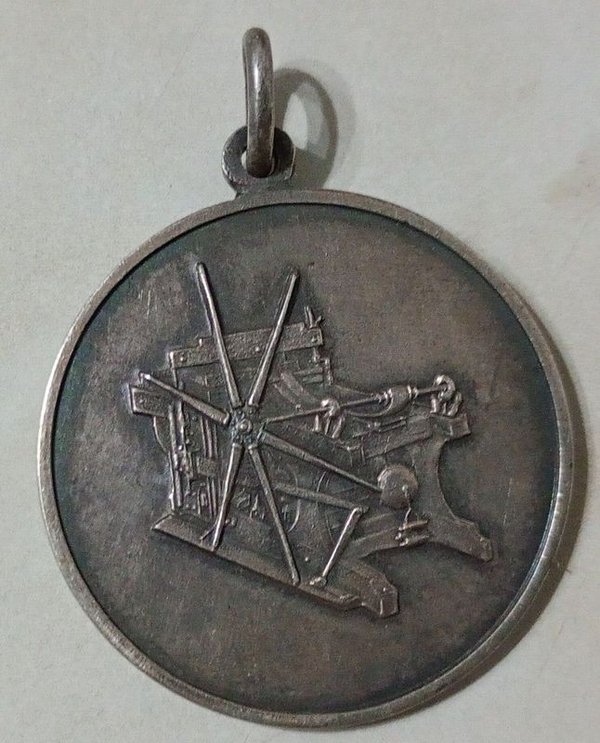 Medalla Conmemorativa "Italo Platense" "Cromo Litografía Emilio Colombino" 1869-1969 - imagen 1