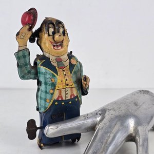 Lote anterior: Juguete Mecánico "Dandy Man" Litografiado de Lata, Década de 1950, Japón