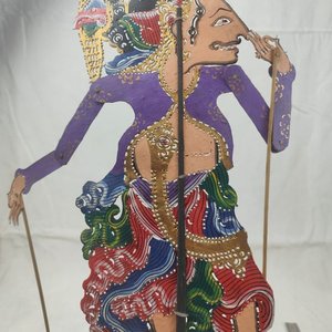 Marioneta Wayang Kulit Tradicional Indonesia - imagen 4