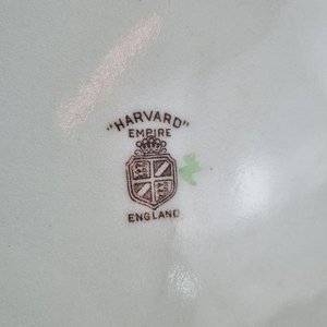 Juego de 3 Fuentes Ovaladas Harvard Empire England con Flores - imagen 6