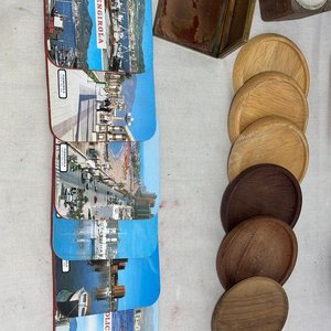 Juego de Posavasos y Ceniceros de Metal con Estampas de Fuengirola - imagen 21