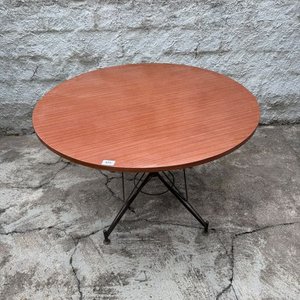 Lote anterior: Mesa Redonda Moderna con Tapa de Madera y Base Metálica