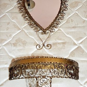 Dressoire Metálico con Espejo y Repisa - imagen 1