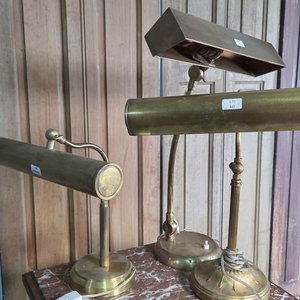 Lámparas de Escritorio de Bronce Estilo Clásico (3 Unidades) - imagen 5
