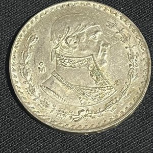 Moneda Mexicana de Plata 1 Peso 1962 - imagen 2