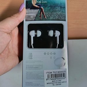 Auriculares Treca EP-731 y Botella Deportiva Azul - imagen 3