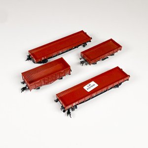 Cuatro Vagones Chata de Tren Fleischmann - imagen 1