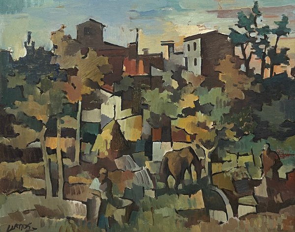 Lote anterior: Carlos Llanos "Atardecer" Óleo sobre tela