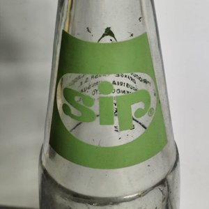 Botella Antigua de Vidrio "Sip" - Industria Uruguaya - imagen 4