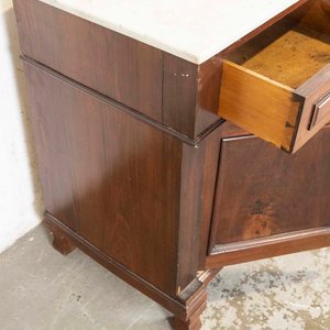 Mueble Lavatorio con Tapa de Mármol, Dos Puertas y Dos Cajones - imagen 3