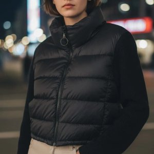Campera Stradivarius Inflable Negra Talle L Lightwear Collection - imagen 2