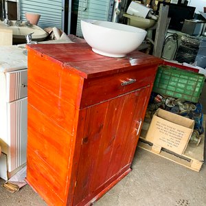 Mueble de Baño de Madera con Bacha y Grifería - imagen 3