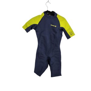 Traje de Neopreno Corto Olaian Adolescente Talle 14-15 Años Azul y Amarillo - imagen 1