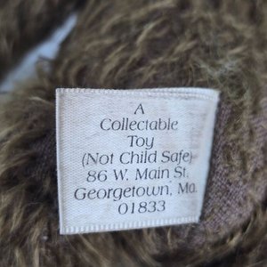 Lote de 3 Peluches Antiguos Coleccionables: Mono, Perro y Osito - imagen 6